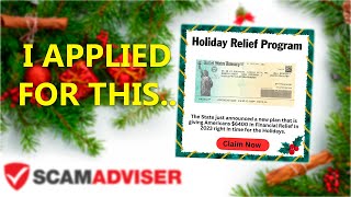 Holiday Help Package amp New Health Relief Stimulus Program  Is Subsidy Funds Legit Or Scam [upl. by Ange]