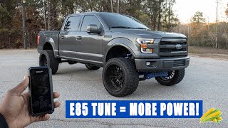 5 Star E85 Performance Tune Review  Lifted F150 50 [upl. by Nitneuq363]