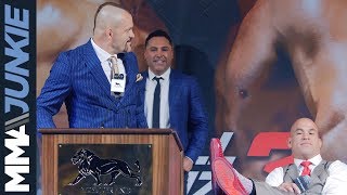 Chuck Liddell vs Tito Ortiz fighter comments from press conference [upl. by Galateah]