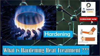 What is Hardening Heat Treatment  Engineers Academy [upl. by Peria]