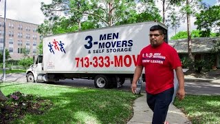 Houston Movers Moving at its finest 3 Men Movers Houston [upl. by Ramat]