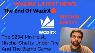 WAZIRX NEWS  END OF WAZIRX🔴 BLAME GAME wrx crypto bitcoinnews bitcoin cryptocurrency wazirx [upl. by Huxham]