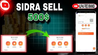 Sidra token dealing  How to sell Sidra token  Sidra chain paid KYC available [upl. by Odnam747]