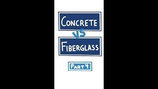 Concrete vs Fiberglass Pools An Honest Comparison Part 4 shorts [upl. by Ahsemad]