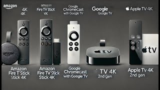 Comparing the Best Smart TV Media Boxes Fire TV Stick 4K Chromecast Apple TV 4K [upl. by Hanikehs]