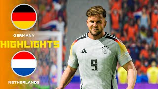 GERMANY VS NETHERLANDS  HIGHLIGHTS [upl. by Eenafets]