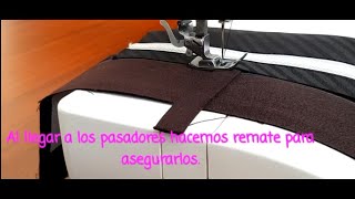 CÓMO HACER UNA PRETINA PARA PANTALÓN DE HOMBRE 1 ra parte  Con pretina preparada [upl. by Ahsed]