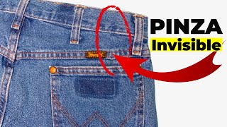 DIY pinzas invisibles jeans quedan como original [upl. by Bertolde]