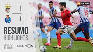 Highlights  Resumo Benfica 11 FC Porto Liga 2021 31 [upl. by Esaj]