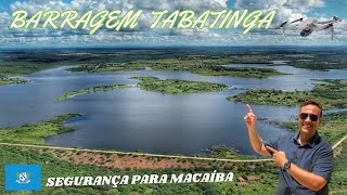 A importante BARRAGEM DE TABATINGA [upl. by Anaul]