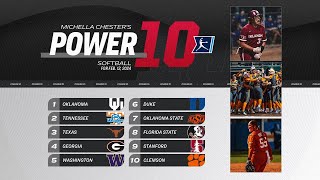 College softball rankings Texas on the rise after opening weekend in first inseason Power 10 [upl. by Gordon657]