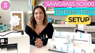 Sawgrass SG1000 Sublimation Printer Bypass Tray Setup [upl. by Christel]