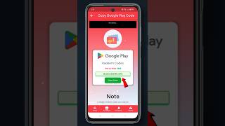 100 how to get free redeem code  google play redeem code free  redeem code for play store shorts [upl. by Airdnekal]