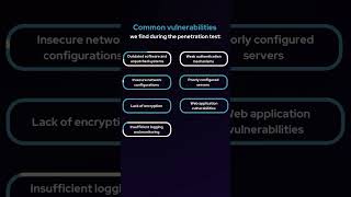 9 Common Vulnerabilities We Can Find During a Penetration Test [upl. by Haynor538]