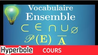 Cours Vocabulaire des ensembles • élément appartient inclus partie PE Cardinal A∩B A∪B ∅ [upl. by Romano]