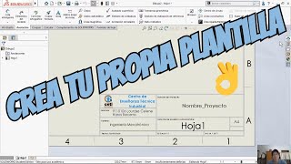 Planos 2D en SolidWorks Parte 1  Plantilla  Aprende CAD XD [upl. by Ohce]