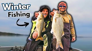 Lake Hartwell Winter fishing part 1 [upl. by Airehc]