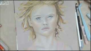 Drawing Faces with Pastels [upl. by Bigg]