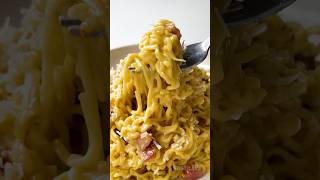 Bacon 2minute noodle carbonara  tastecomau [upl. by Yeltnarb]