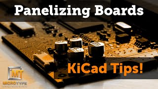 Panelizing boards within KiCad  Random KiCad Tips [upl. by Acirt]