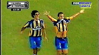 Olimpia 0 Rosario Central 2  Copa Libertadores 2004 [upl. by Aneehta]