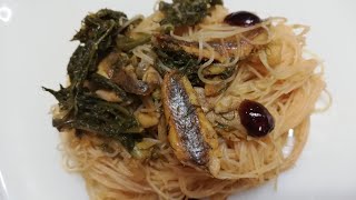 Spaghetti di riso con sarde e finocchietto selvatico [upl. by Silloc65]