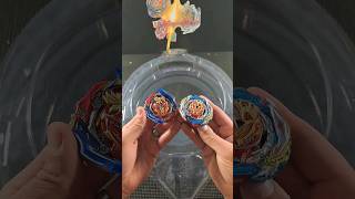 Union Achilles VS Zest Achilles 🔥🔥 beyblade beybladeburst beybladebattle [upl. by Rosette]