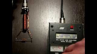 Test Balun 11 in MFJ 259B [upl. by Lenej299]