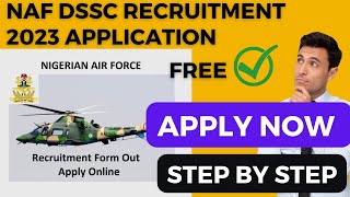 Nigerian Air Force DSSC Recruitment 20222023  How to Apply Step by step [upl. by Maurilia265]