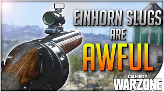 Einhorn Revolving Shotgun Slugs in Warzone  One of the Worst Shotgun Setups [upl. by Ehcropal]