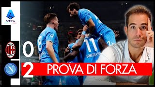 KVARATSKHELIA DEMOLISCE SAN SIRO  LUKAKU E’ UN GIGANTE  MILAN NAPOLI 02 [upl. by Dnalyk]