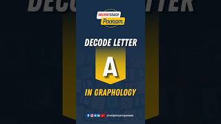 Letter quotAquot in Graphology  Tips on Handwriting Analysis graphology handwritinganalysis lettera [upl. by Yllet]