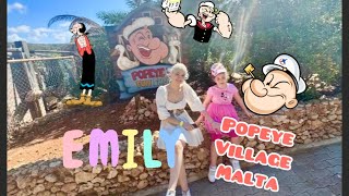 Emy al villaggio di Popeye Il parco giochi per bambini giochi giochiamo bambini malta [upl. by Nailij]