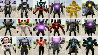 FUNNEL EVOLUTION OF NEW UPGRADED TITAN CAMERAMAN TVMAN  SPEAKERMAN AND ALL MECHA BOSS IN GMOD [upl. by Ytinav]