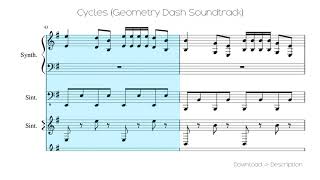 🎶 Cycles Geometry Dash Soundtrack 🎸🎸 [upl. by Arym]