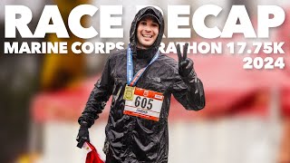 MCM 1775k Race Recap 2024  Marine Corps Marathon [upl. by Mota]