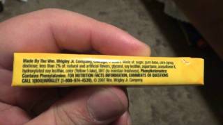 Wrigleys Juicy Fruit Gum Unboxing [upl. by Tanhya]