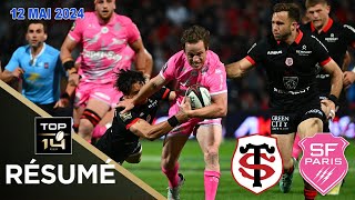 TOP 14  Résumé 1ère moitié Stade Toulousain vs Stade Français Paris  J23  Saison 20232024 [upl. by Saville]