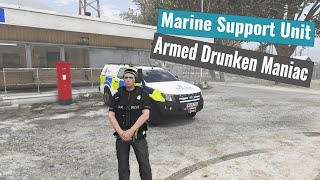 UK Marine Support Unit Routine Warrant Arrest Turns Chaotic [upl. by Bella592]