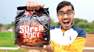 We Tasted Worlds Super Spicy Noodles🥵  Made In Korea [upl. by Louth]