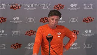 OSUs Mike Gundy talks about relationship with Houstons Dana Holgorsen [upl. by Alo]