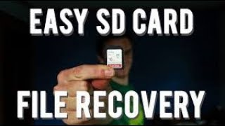 How to Recover Deleted Files from SD Card for FREE  Recover Deleted Photos  SD Card Recovery 2019 [upl. by Kubis]