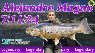 Alejandro Magno the Spain Legendary Fish this Week 71124  Call of the Wild The Angler [upl. by Meelak427]