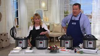 How to Use the Instant Pot 6qt Viva 9in1 Digital Pressure Cooker  QVC [upl. by Leonelle]