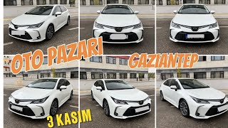 GENEL FİYAT YOKLAMASI OTO PAZARI 3 KASIM otopazarı automobile [upl. by Liek]