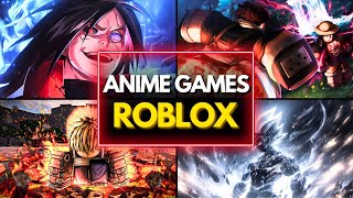 TOP 15 BEST ROBLOX ANIME GAMES YOU NEED TO PLAY [upl. by Lap]