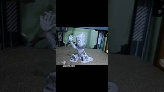 Baby Groot Waving 3D print timelapse [upl. by Merri]