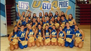 UDA College Camp Game Day  Hofstra University Dance Team [upl. by Karlin]