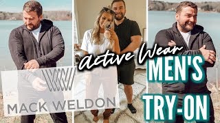 MACK WELDON MENS TRY ON  Active Wear [upl. by Hayila]