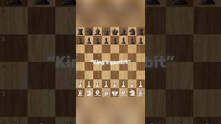 King’s gambit chess trap  Easy way to checkmate trap chess views chessgame learnchesstactics [upl. by Marlane750]